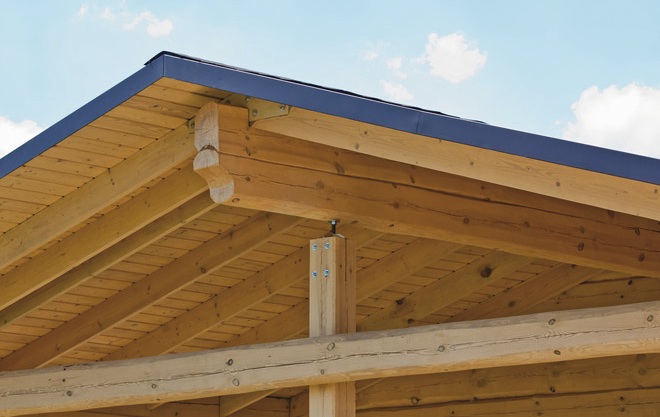 ACH Roof Panel Steel - Wood. Stone Wool Core